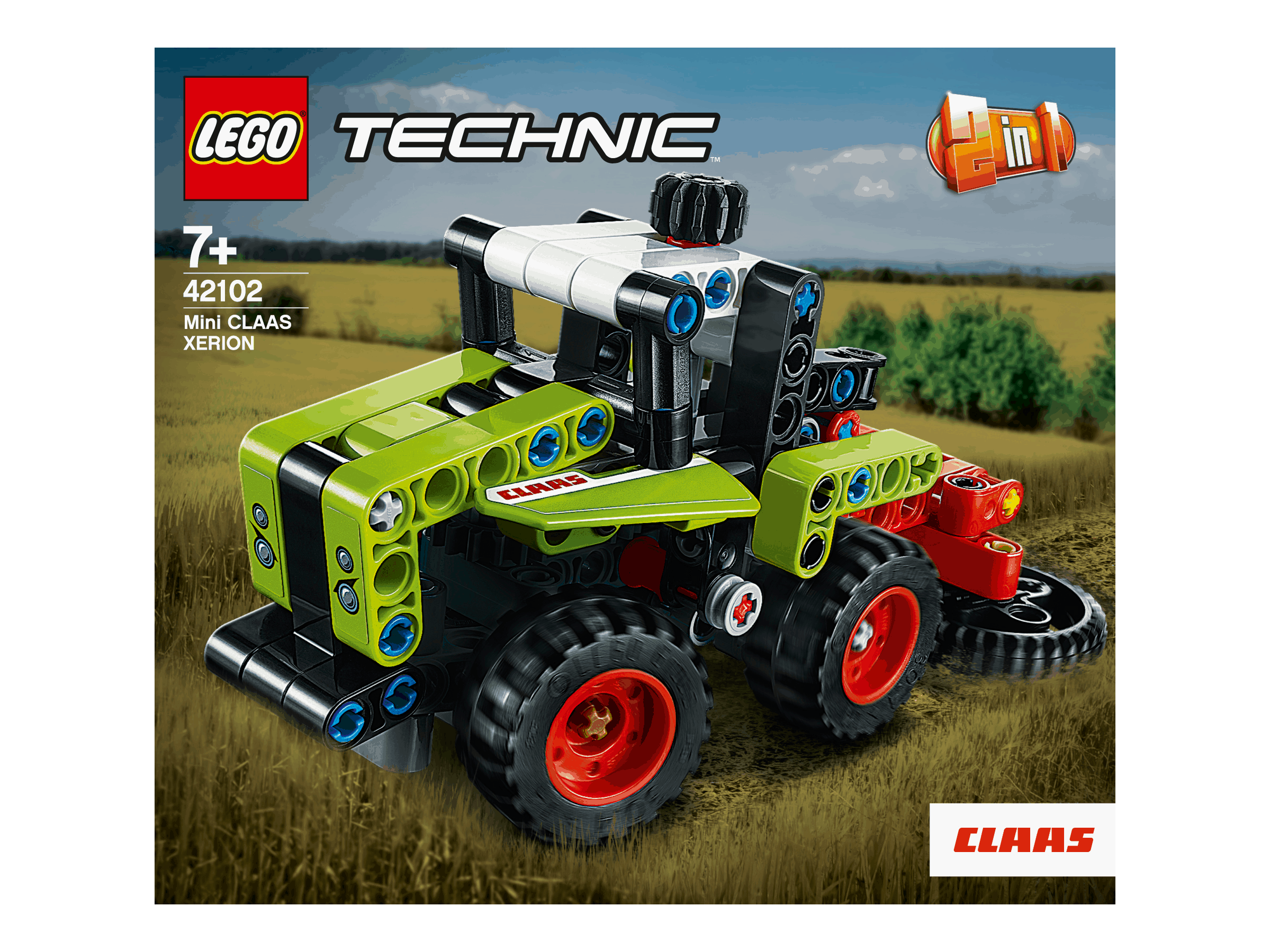 lego technic 42102 mini claas xerion